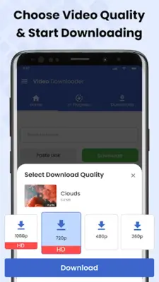 Download Video, Downloader android App screenshot 2